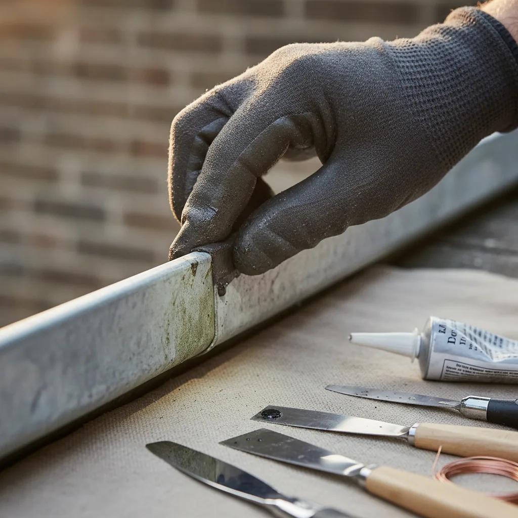 gouttière zinc entretien réparation